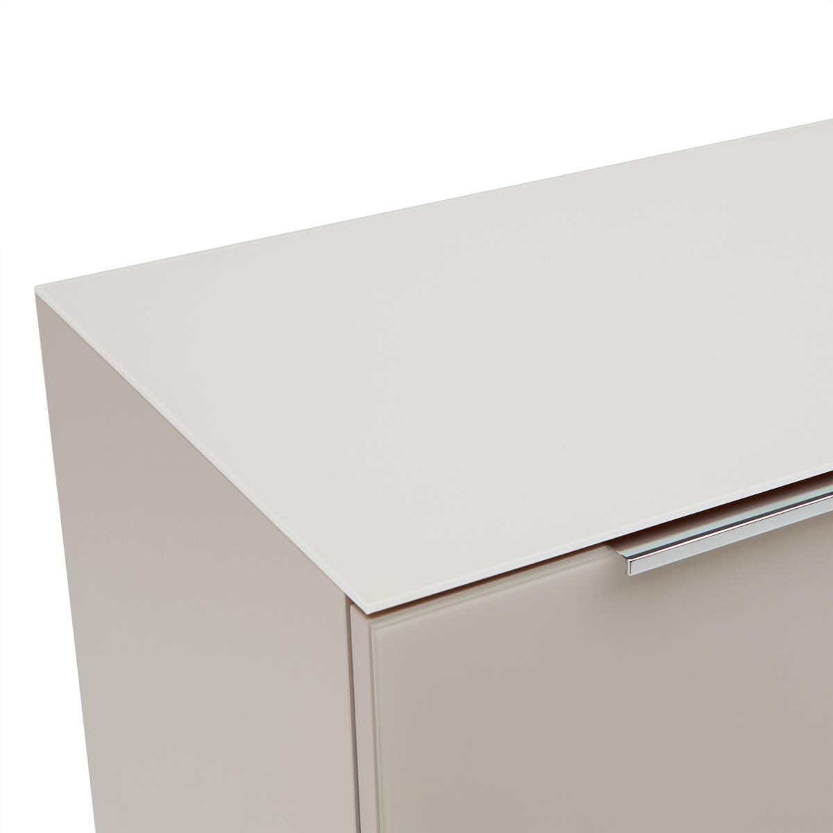 Široká komoda Siena SIENA -EXKLUSIV- - černá/kašmírová, Moderní, kov/kompozitní dřevo (226/99/40cm) - Mömax