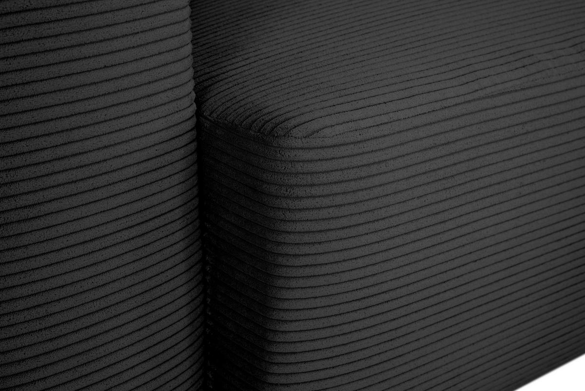 Ecksofa Jonilz Schwarz S: 250x151 Cm - Schwarz, Design, Textil (250/151cm) - MID.YOU