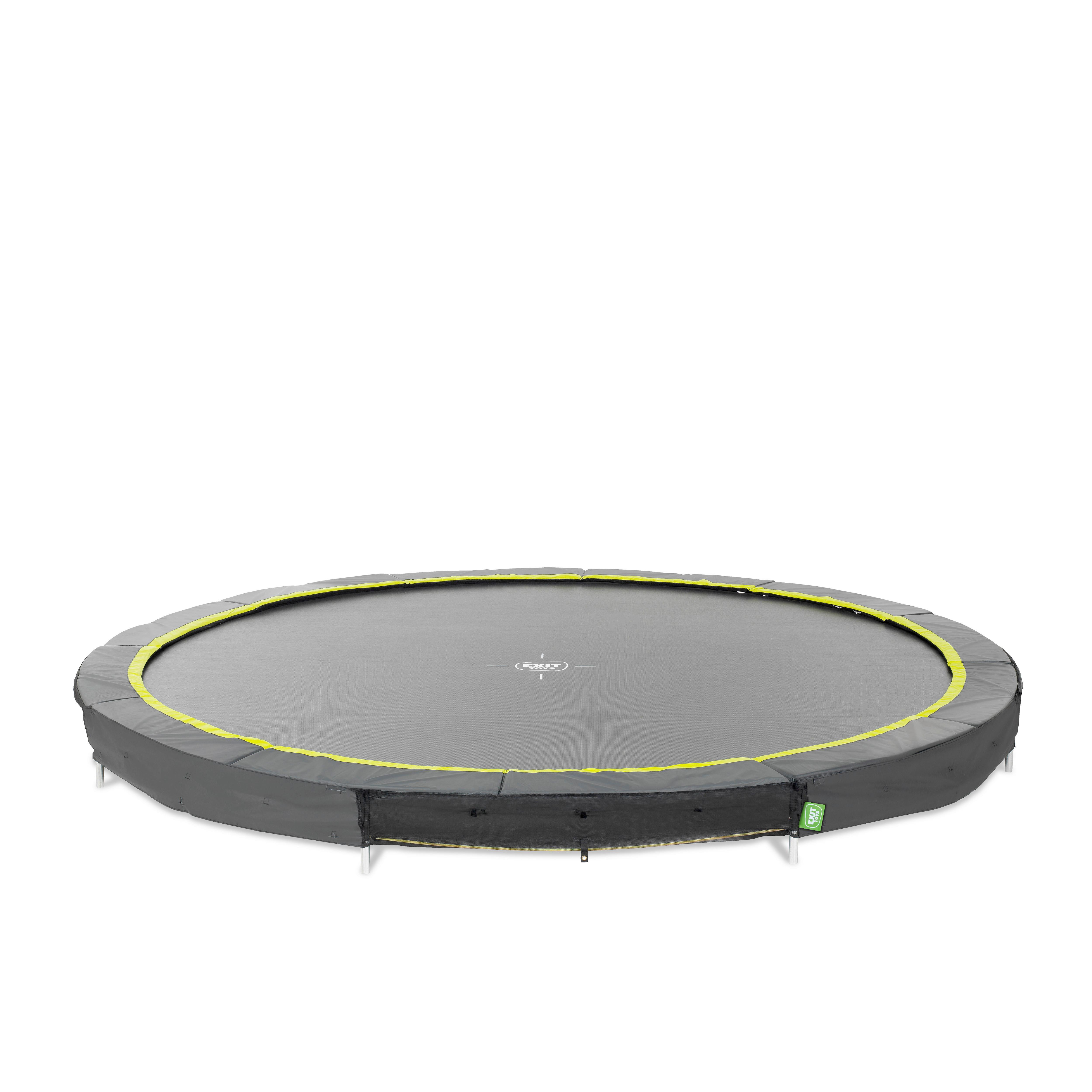 Trampolin Exit Silhouette - Schwarz, KONVENTIONELL, Kunststoff/Metall (427/20cm) - EXIT Toys