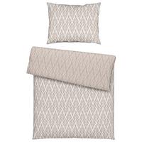 Bettwäsche Olina - Beige, KONVENTIONELL, Textil (140/200cm) - Ondega