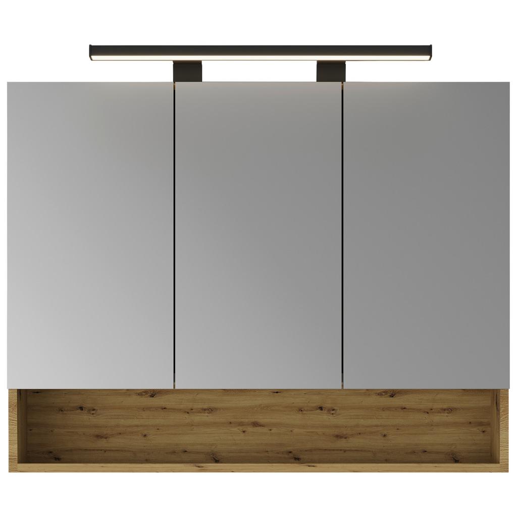 Spiegelschrank Fino, Kaschmir B: 90 cm