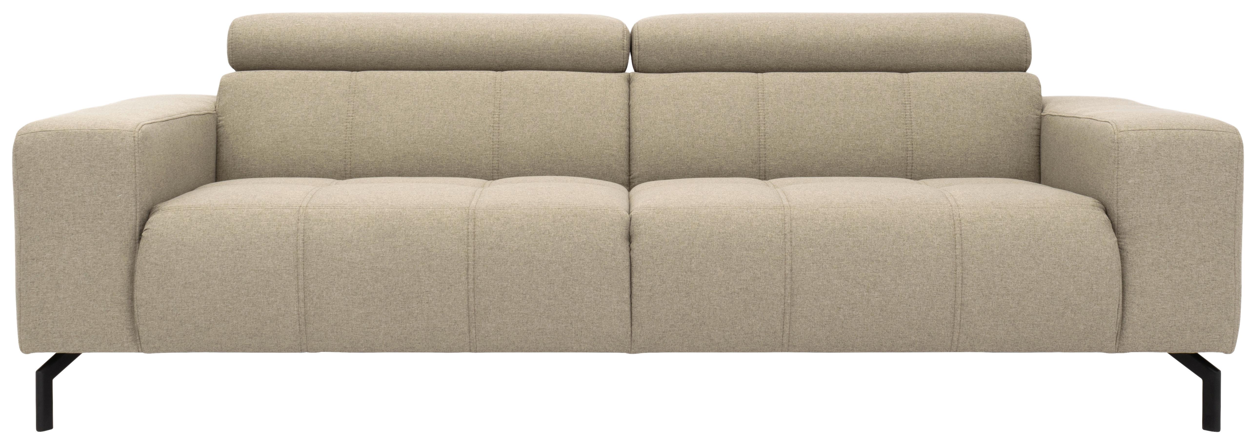 3-Sitzer-Sofa Cunelli Schlammfarben Webstoff