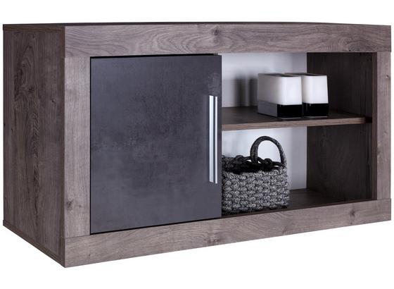 Závěsný Díl Frame - bílá/tmavě šedá, Konvenční, kompozitní dřevo (122/55/30cm) Závěsný Díl Frame - bílá/tmavě šedá, Konvenční, kompozitní dřevo (122/55/30cm)