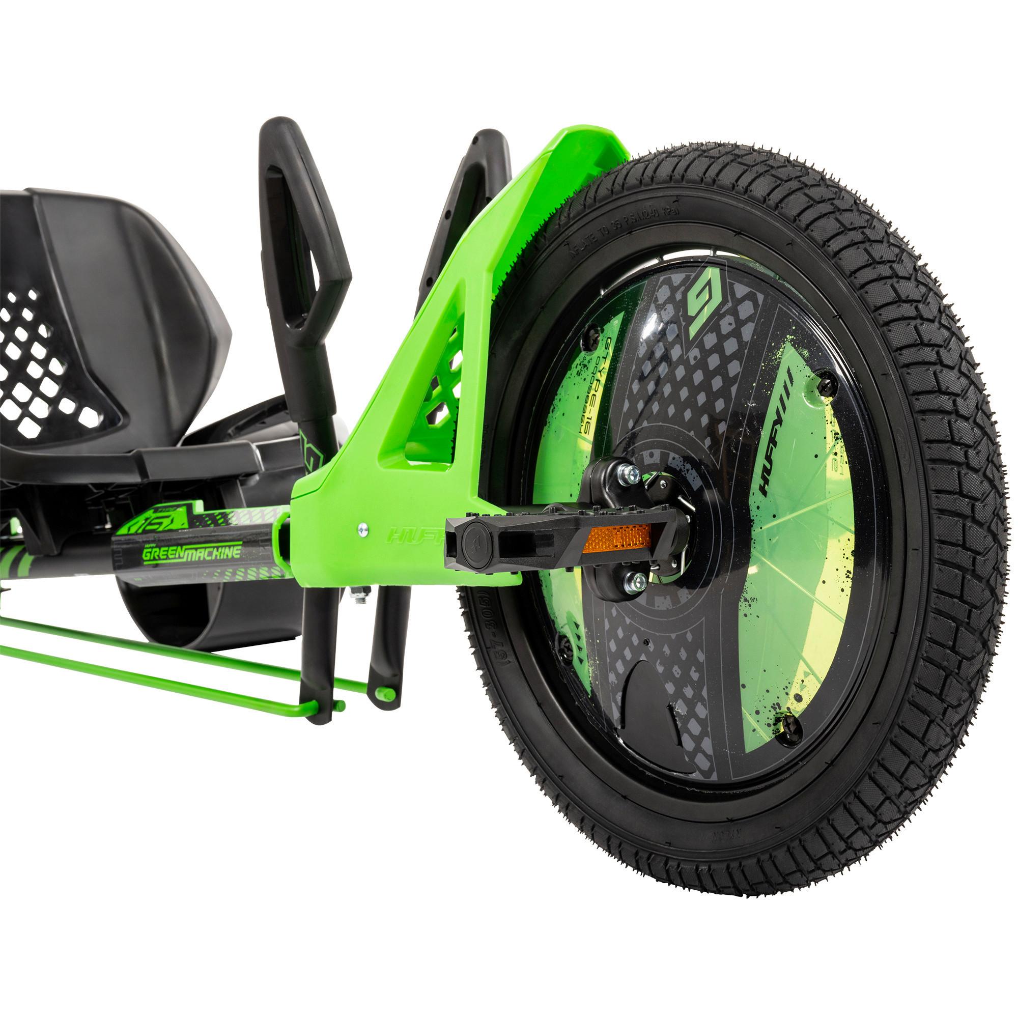Dreirad Huffy Green Machine 16" - Schwarz/Grün, Basics, Metall (68.5/44.2/121cm)