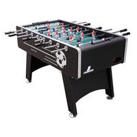 Tischfußball Arena Holz Schwarz + 4 Bälle, Torzähler - Schwarz, Basics, Holz (75/88/141cm) - Ambia Garden