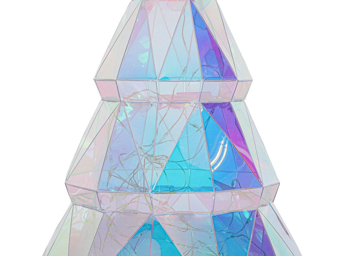 Led-dekoleuchte Sandro - Transparent, MODERN, Kunststoff (19/38cm) - Luca Bessoni