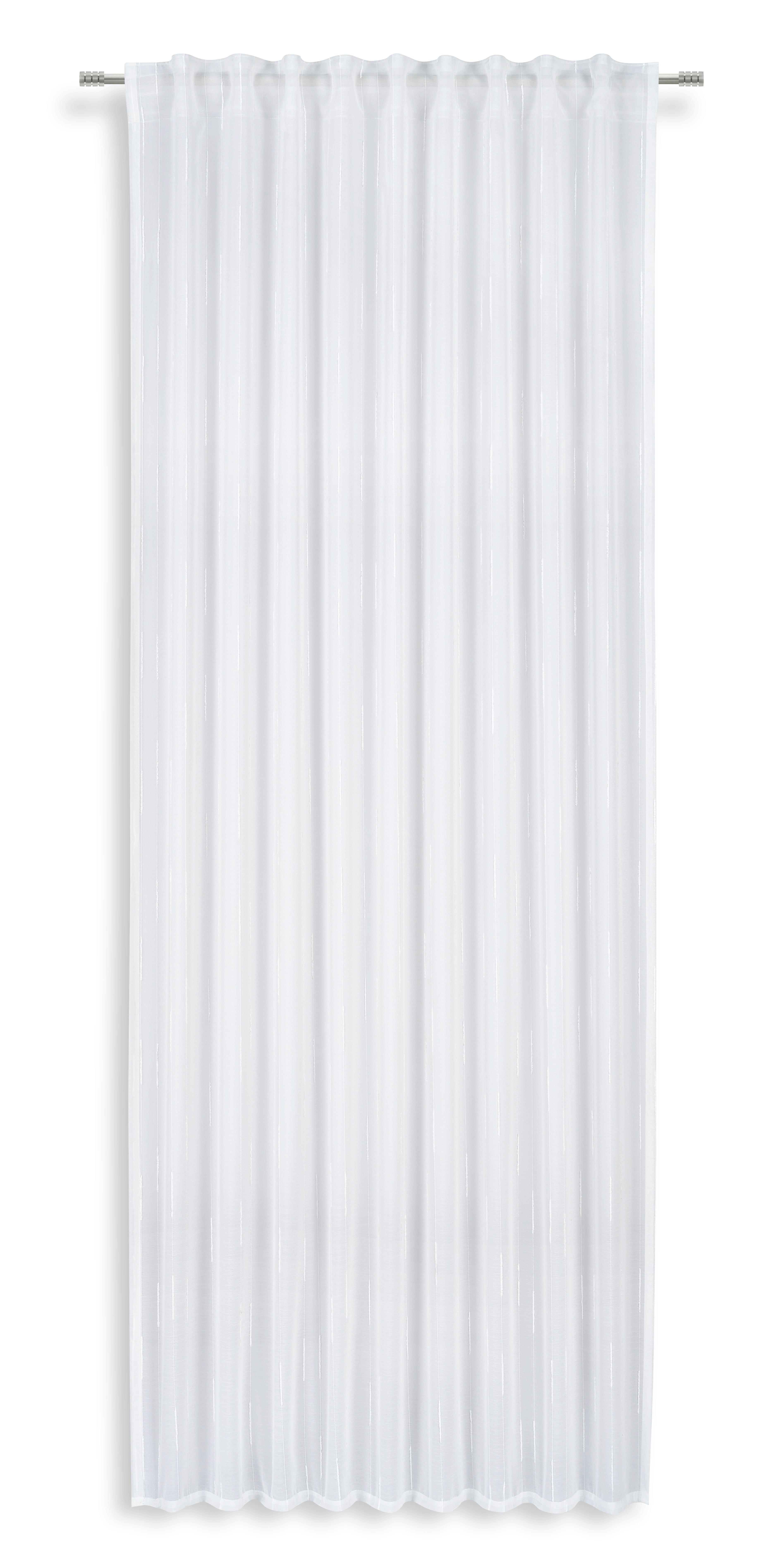 Vorhang mit Band Tamala 135x245 cm Weiß