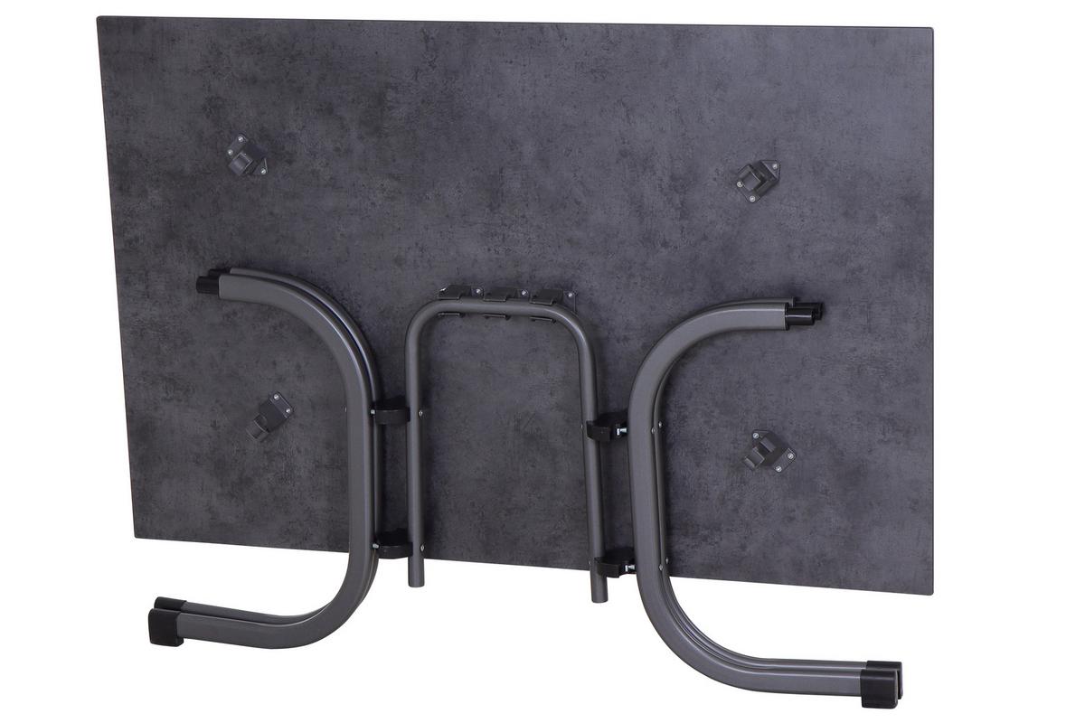 Gartengarnitur T20160 - Rot, Basics, Holzwerkstoff/Kunststoff (90/80/140cm) - Siena Garden