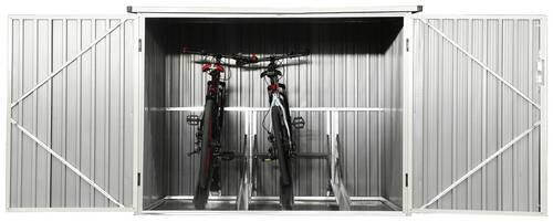 Fahrradgarage Fahrradgarage und Aufbew. Box - Anthrazit, Basics, Metall (203/158/200cm)