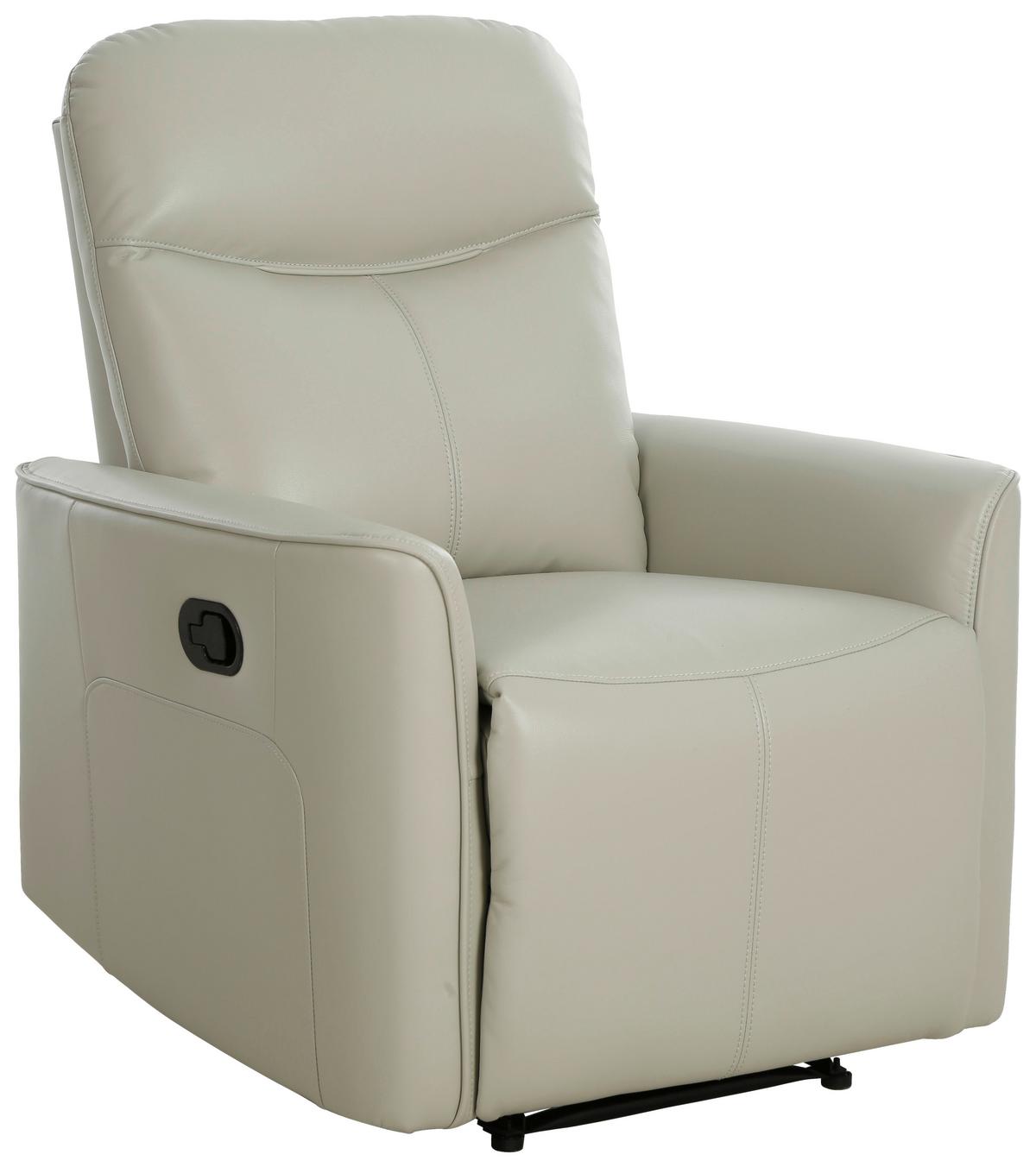 Sitzgarnitur 2-tlg. City Mit Relaxfunktion Grau - Grau, KONVENTIONELL, Textil (140/102/92cm) - P & B