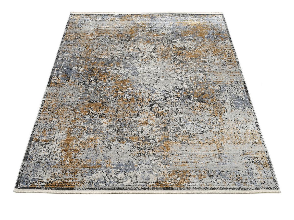 Webteppich Le Mans 06 - Multicolor/Hellgrau, Design, Textil (240/340cm) - Dieter Knoll