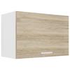 Küchenoberschrank Esilo B: 60 cm Weiß/Eiche Dekor - Weiß/Sonoma Eiche, KONVENTIONELL, Holzwerkstoff (60/40/31cm) - MID.YOU