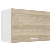 Küchenoberschrank Esilo B: 60 cm Weiß/Eiche Dekor - Weiß/Sonoma Eiche, KONVENTIONELL, Holzwerkstoff (60/40/31cm) - MID.YOU