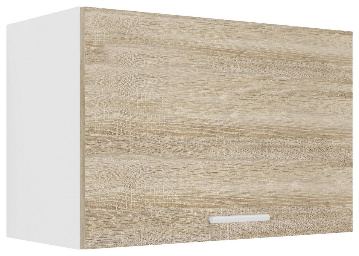 Küchenoberschrank Esilo B: 60 cm Weiß/Eiche Dekor - Weiß/Sonoma Eiche, KONVENTIONELL, Holzwerkstoff (60/40/31cm) - MID.YOU