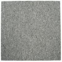 Teppichfliese Grau Mustang 50x50 cm Florhöhe 3 mm - Grau, Basics, Textil (50/50cm)