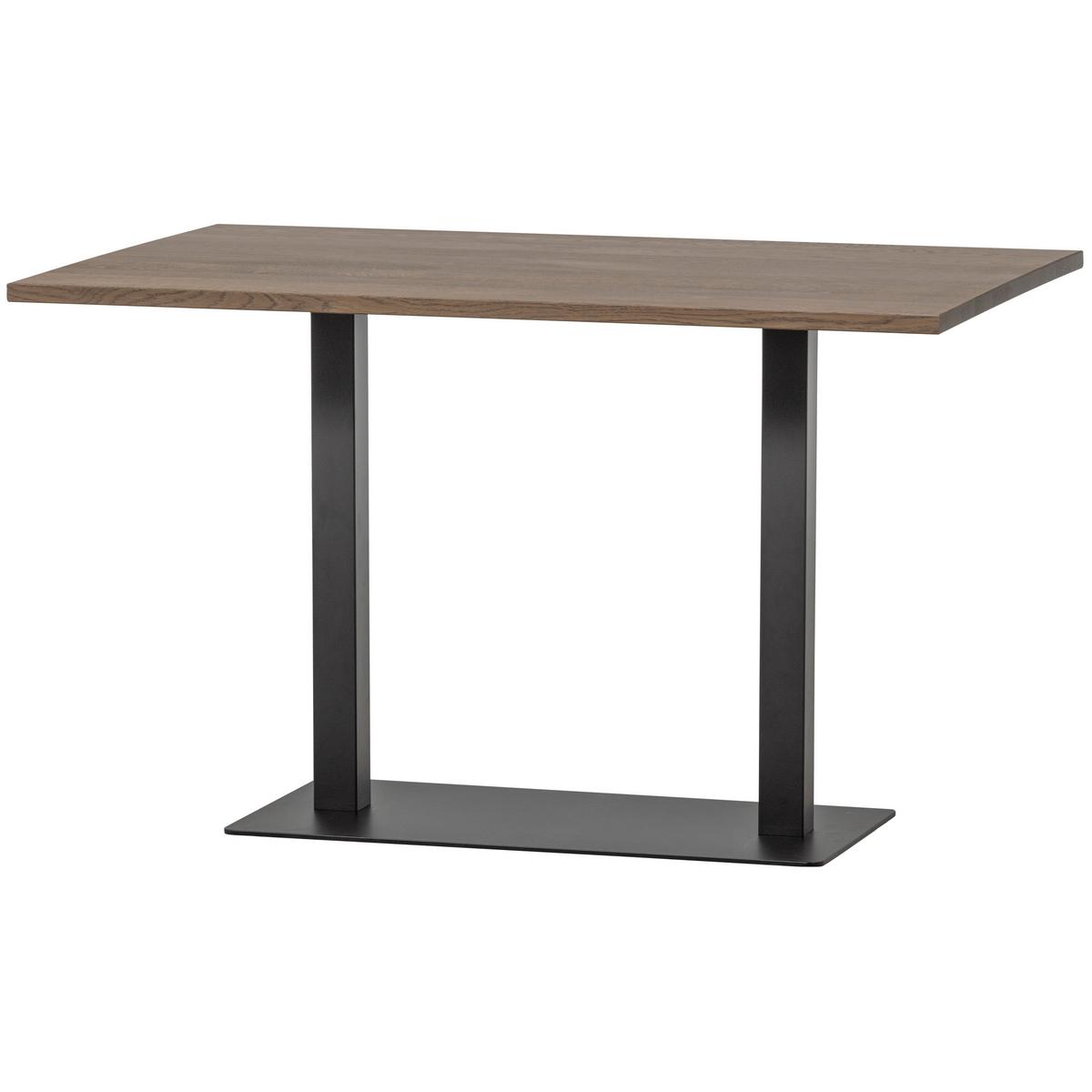 TISCHGESTELL Bistro Schwarz B: 80cm - Schwarz, MODERN, Metall (80/72/40cm) - Livetastic