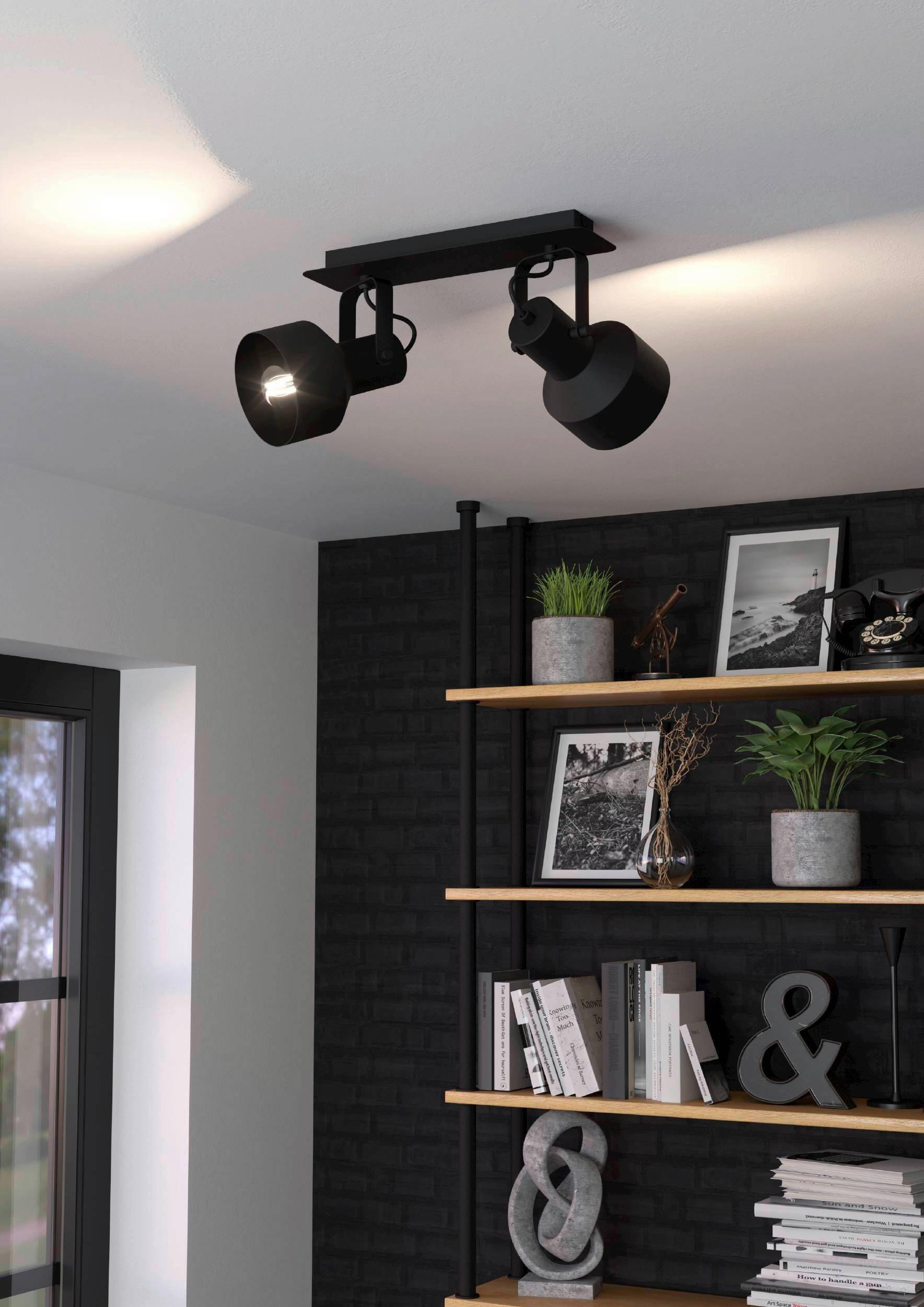 Strahler 99518* Casibare - Schwarz, Design, Metall (33,5/17,5cm) - Eglo