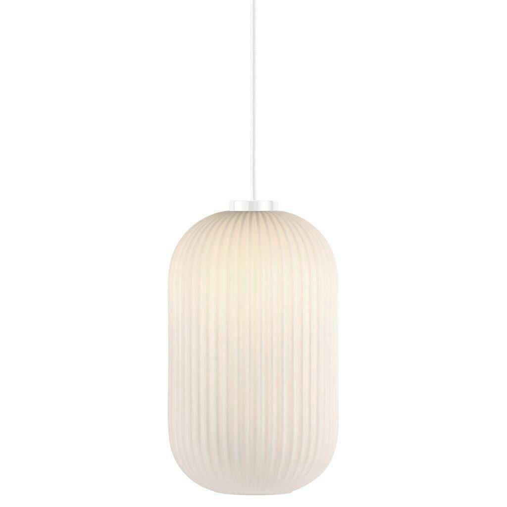 HÄNGELEUCHTE Milford Weiß  D: 20 cm - Weiß, Design, Glas (20/33,5cm) - Nordlux