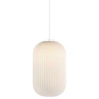 HÄNGELEUCHTE Milford Weiß  D: 20 cm - Weiß, Design, Glas (20/33,5cm) - Nordlux
