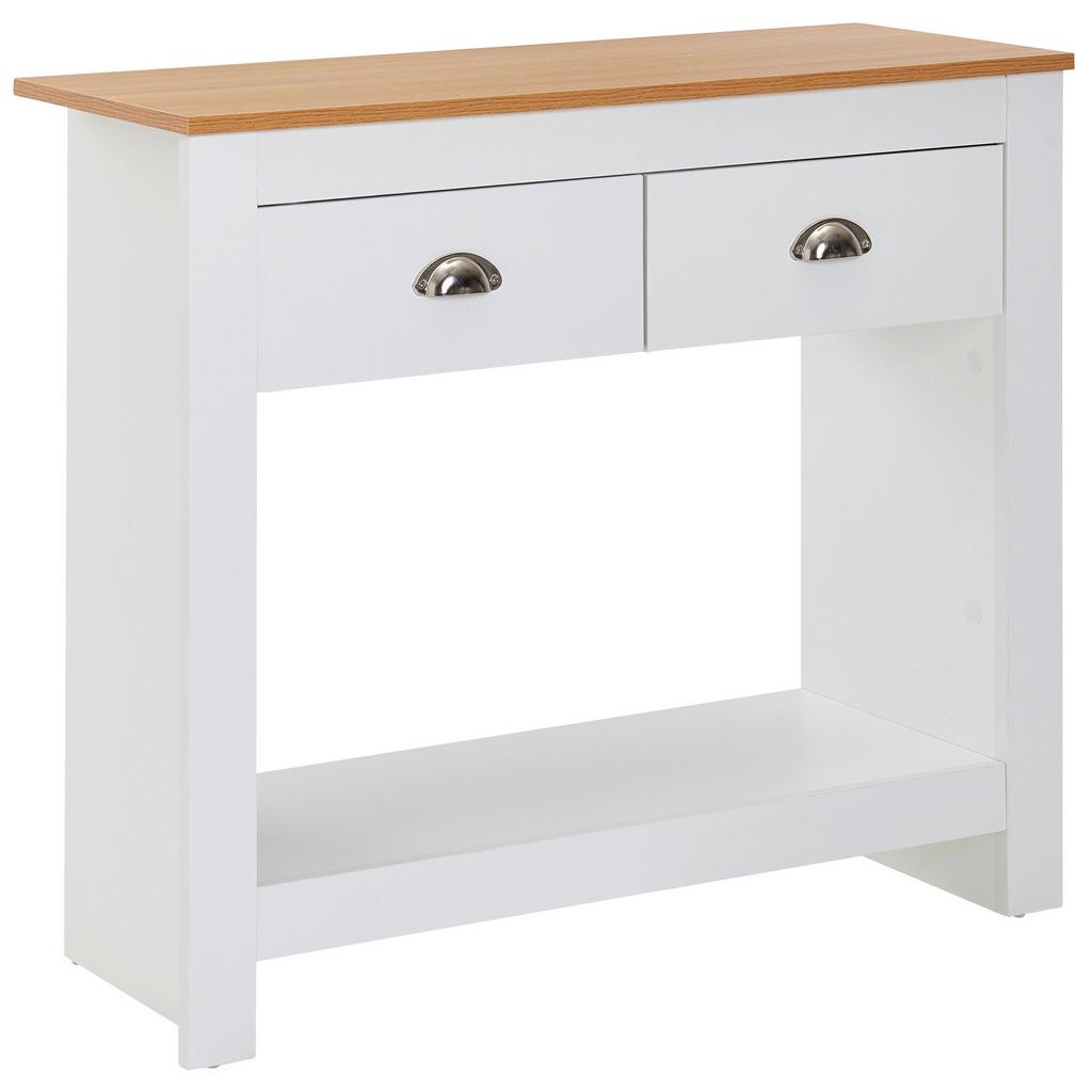 Konsolentisch Holzdekor B: 85 cm 2 Laden