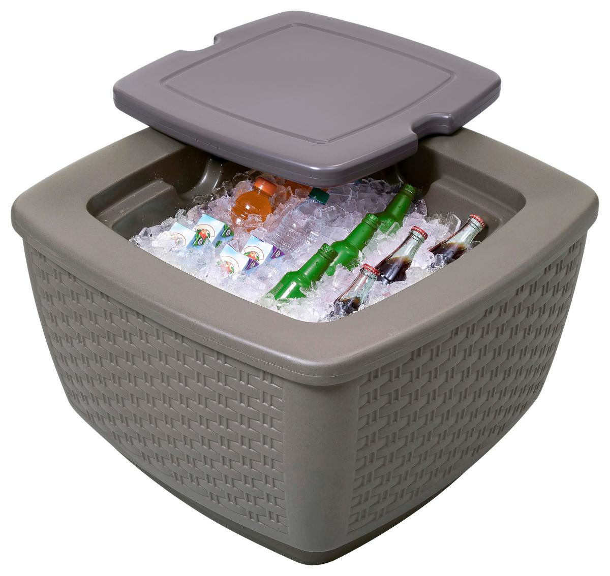 Kühlbox 518399 - Grau, KONVENTIONELL, Kunststoff (73,7/45,7/78,7cm) - Ambia Garden