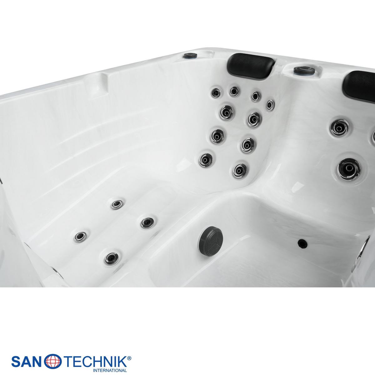 Whirlpool Kunststoff XXL1956 210x160x80 cm - Weiß, Basics, Kunststoff (160/210/80cm)