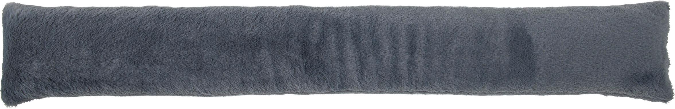 Zugluftstopper BxL: 15x195 cm - Anthrazit/Beigebraun, Textil (15/95cm)