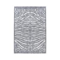 Teppich Grau Sarai 80 cm - Grau, KONVENTIONELL, Textil (80cm) - Kayoom
