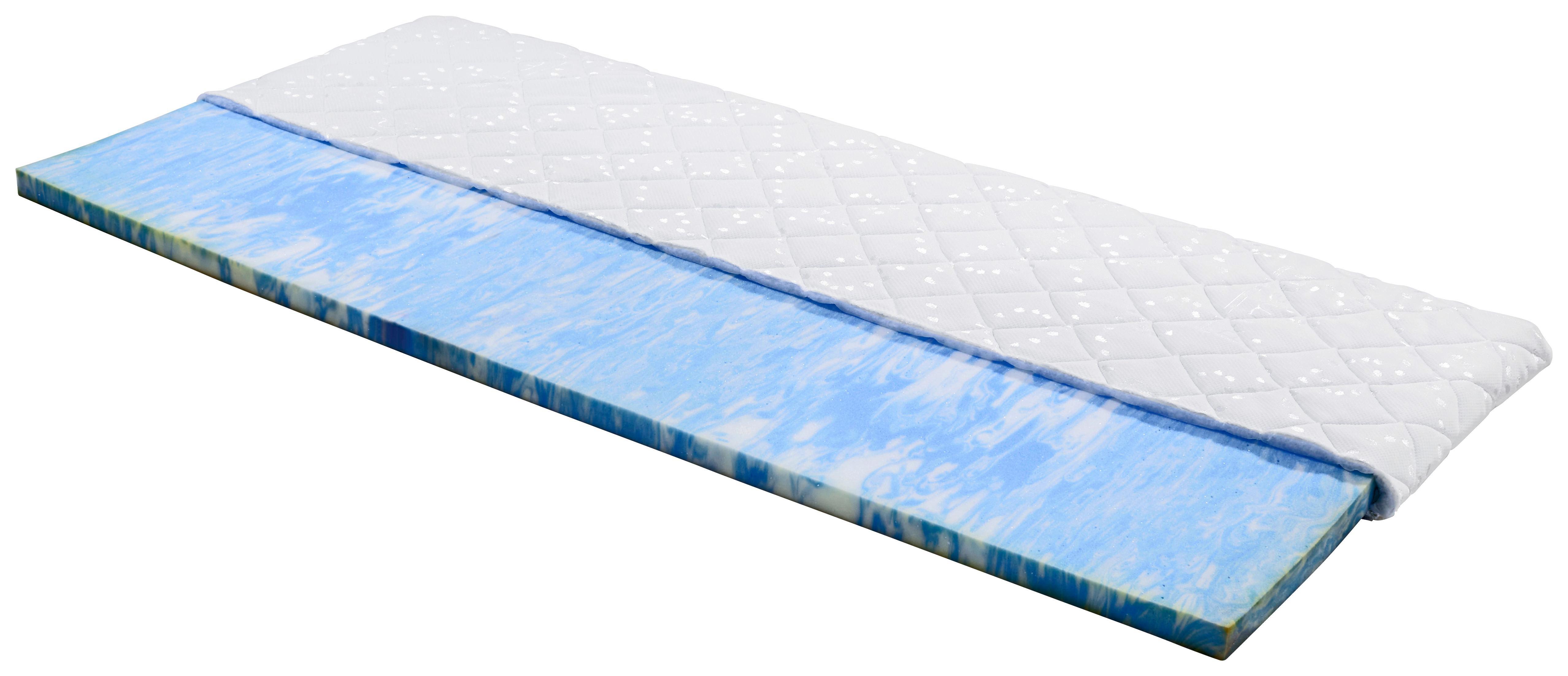 Fedőmatrac Delta, 90x200cm - Fehér, Textil (90/200cm)