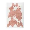 Hochflorteppich Rabbit Animal Weiß/taupe, 120x160 Cm - Taupe/Weiß, KONVENTIONELL, Textil (120/160cm)