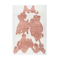 Hochflorteppich Rabbit Animal Weiß/taupe, 120x160 Cm - Taupe/Weiß, KONVENTIONELL, Textil (120/160cm)