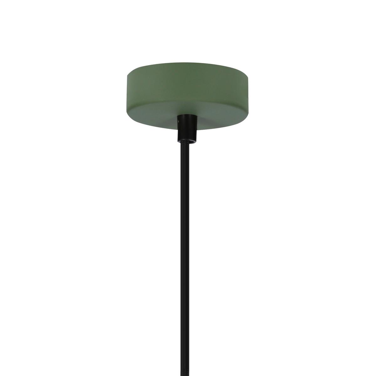 Pendelleuchte 50101260 Faro - Dunkelgrün/Schwarz, Trend, Metall (17/24/90cm)