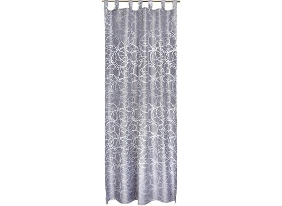 Kombivorhang Linda - Silberfarben, KONVENTIONELL, Textil (140/255cm) - Ombra Kombivorhang Linda - Silberfarben, KONVENTIONELL, Textil (140/255cm) - Ombra