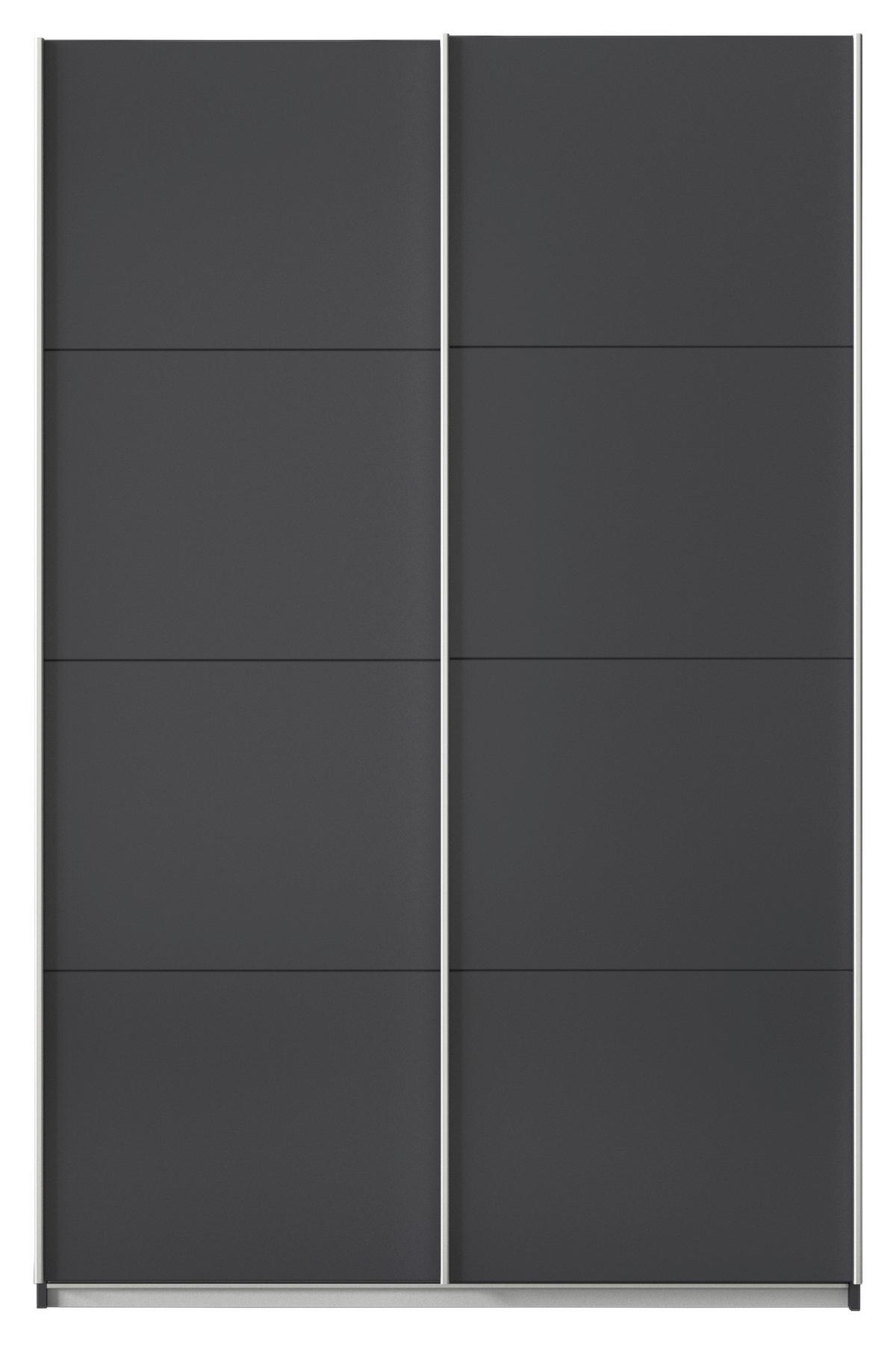 Tolóajtós Szekrény Feldkirch 136/210 Cm - antracit, Modern, faalapú anyag (136/210/62cm)