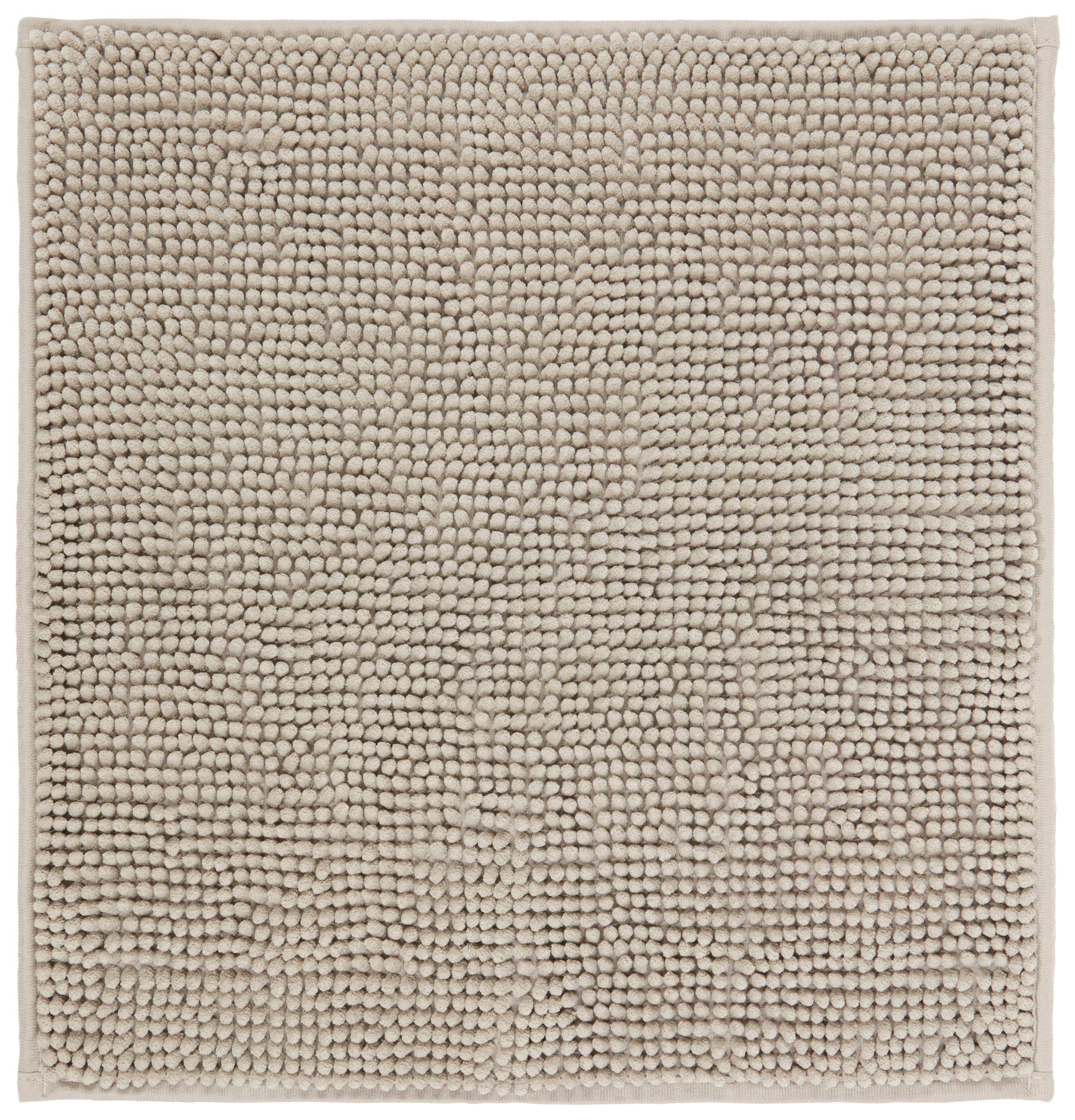 KÚPEĽŇOVÁ PREDLOŽKA Nelly, 50/50cm, sivohnedá - taupe, textil (50/50cm) - Modern Living