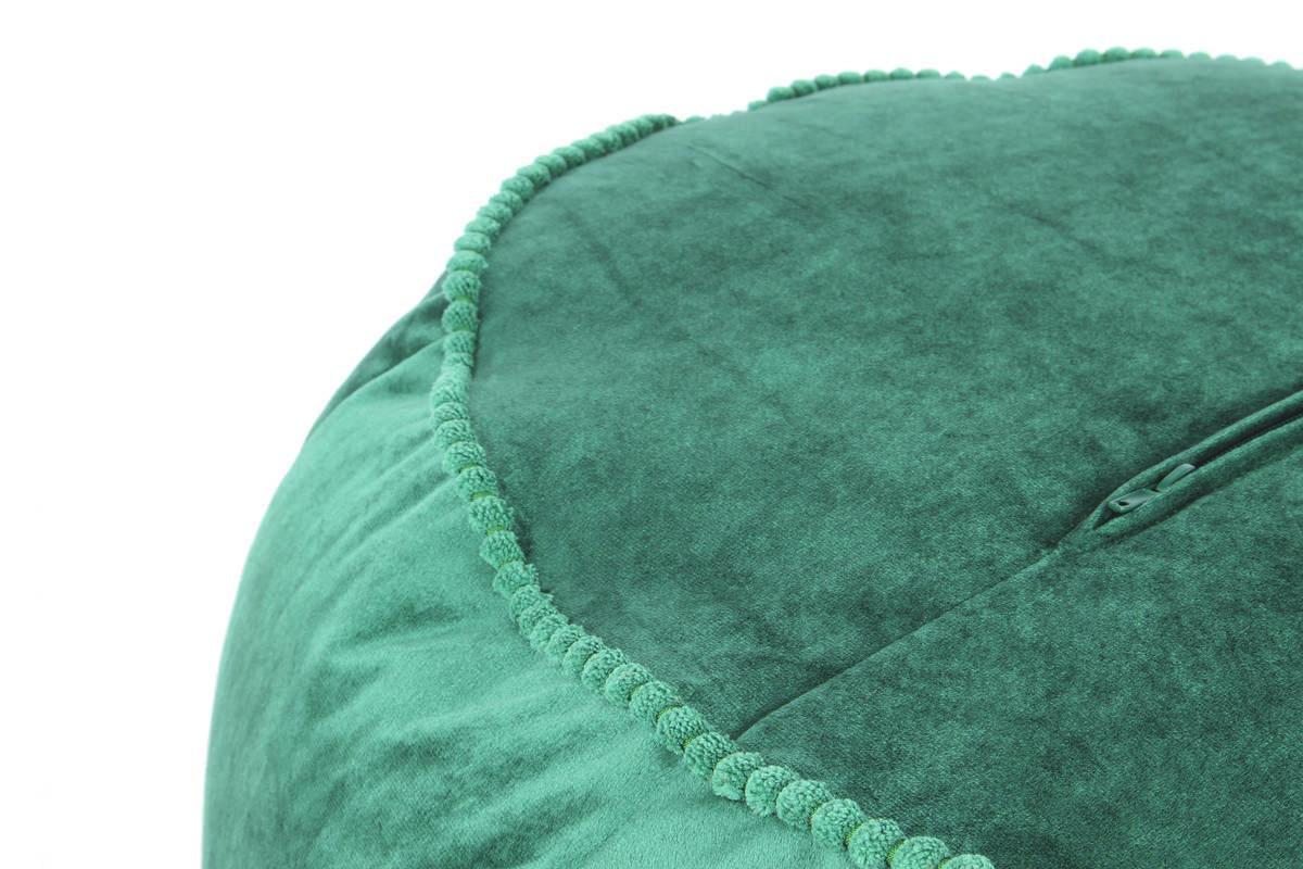 Pouf Taj Mahal Grün - Grün, Basics, Textil (65/35cm)