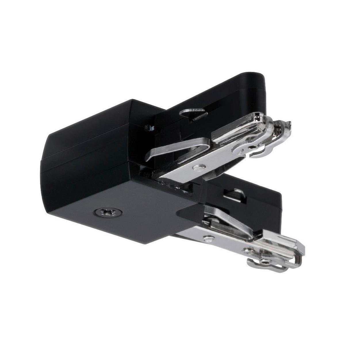 Schienensystem Urail L-Verbinder 96906 Schwarz - Schwarz, Design, Kunststoff/Metall (6,2/1,8/6,2cm) - Paulmann