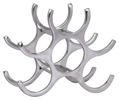 Weinregal Aluminium Alufarben 6 Flaschen 29x24 cm