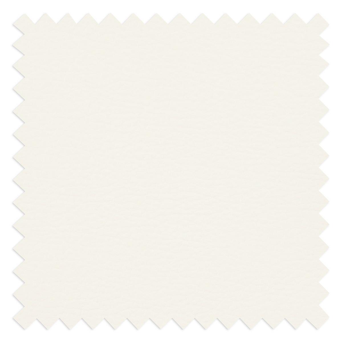 Ecksofa City Weiß B: 265x265 cm - Schwarz/Weiß, Design, Leder (265/265cm) - Livetastic