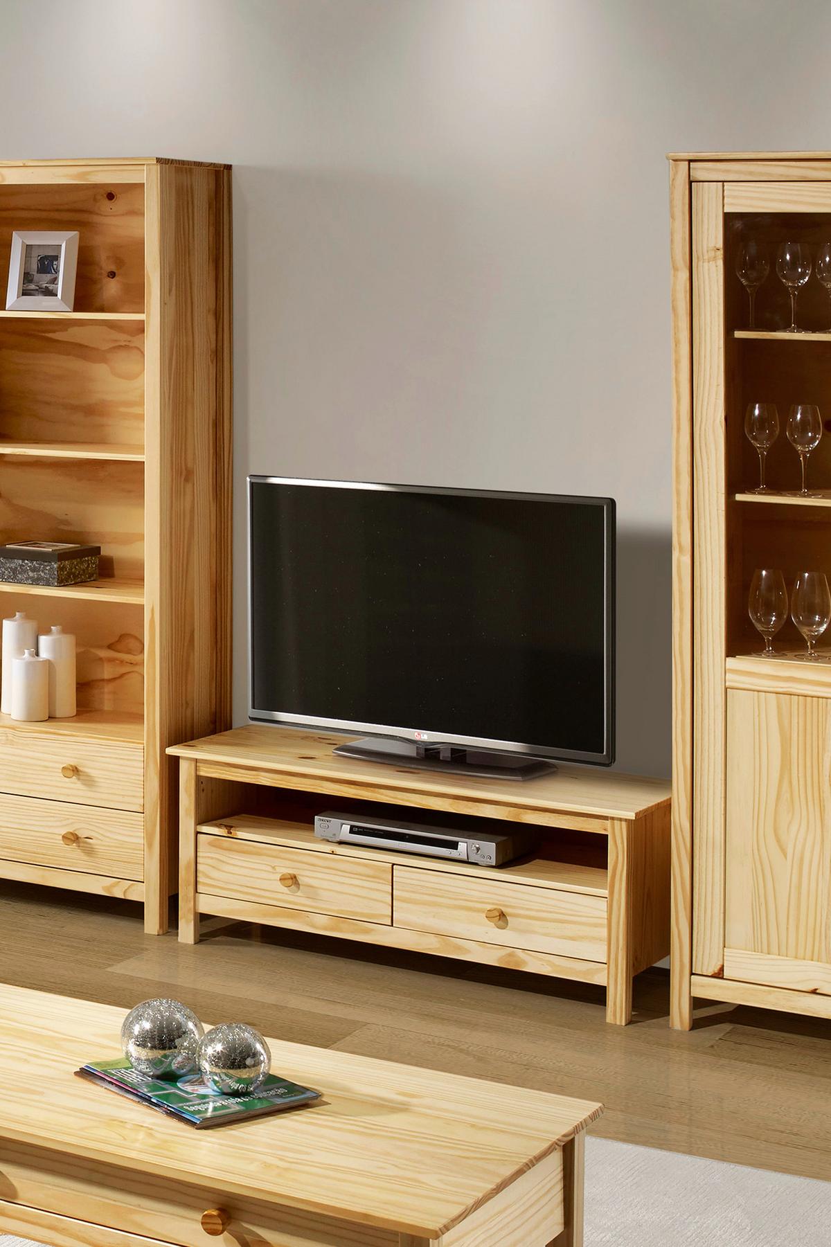 Lowboard Naturfarben B: 110 Cm - Naturfarben, Natur, Holz (110/47/39cm) - Livetastic