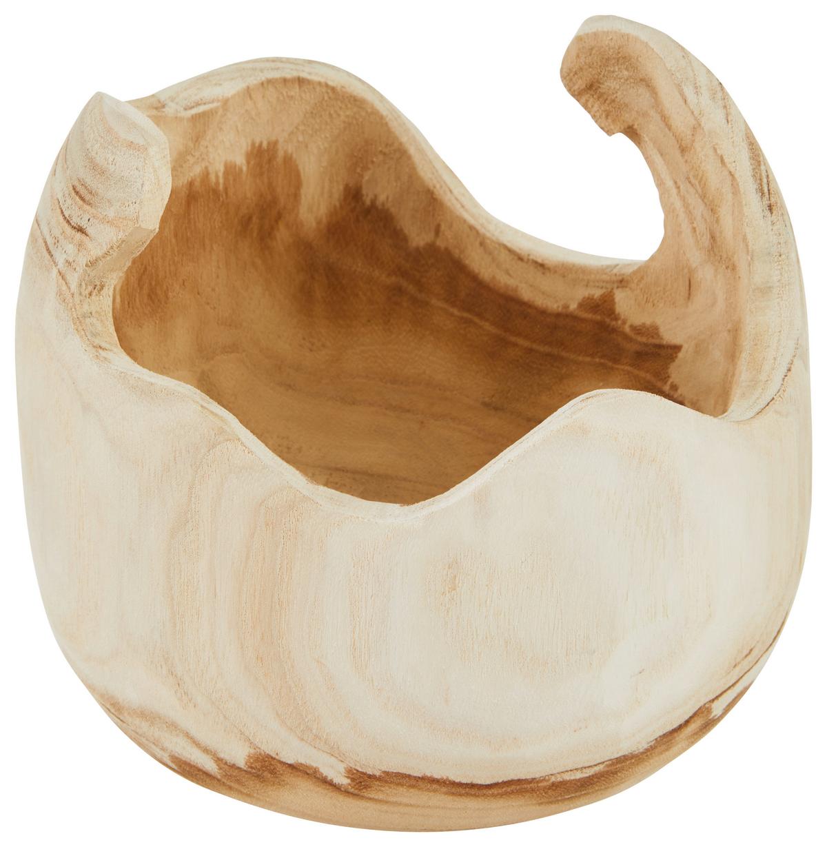 Dekoschale Eko - Naturfarben, KONVENTIONELL, Holz (20/17cm) - Luca Bessoni