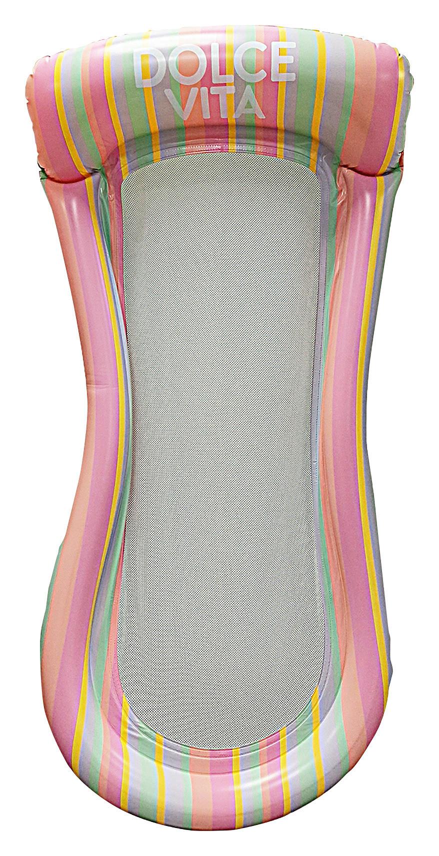 Nafukovacie ležadlo DOLCE VITA DOLCE VITA - oranžová/orgovánová, Konventionell, plast (167/22,5/82cm) - Mömax