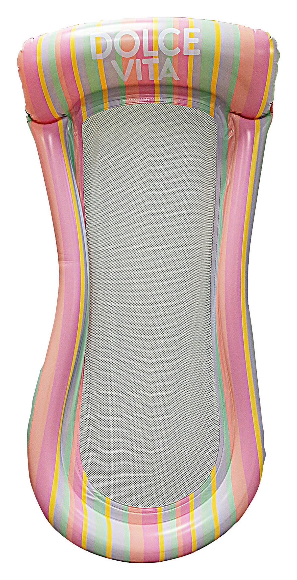 Nafukovacie ležadlo DOLCE VITA DOLCE VITA - oranžová/orgovánová, Konventionell, plast (167/22,5/82cm) - Mömax