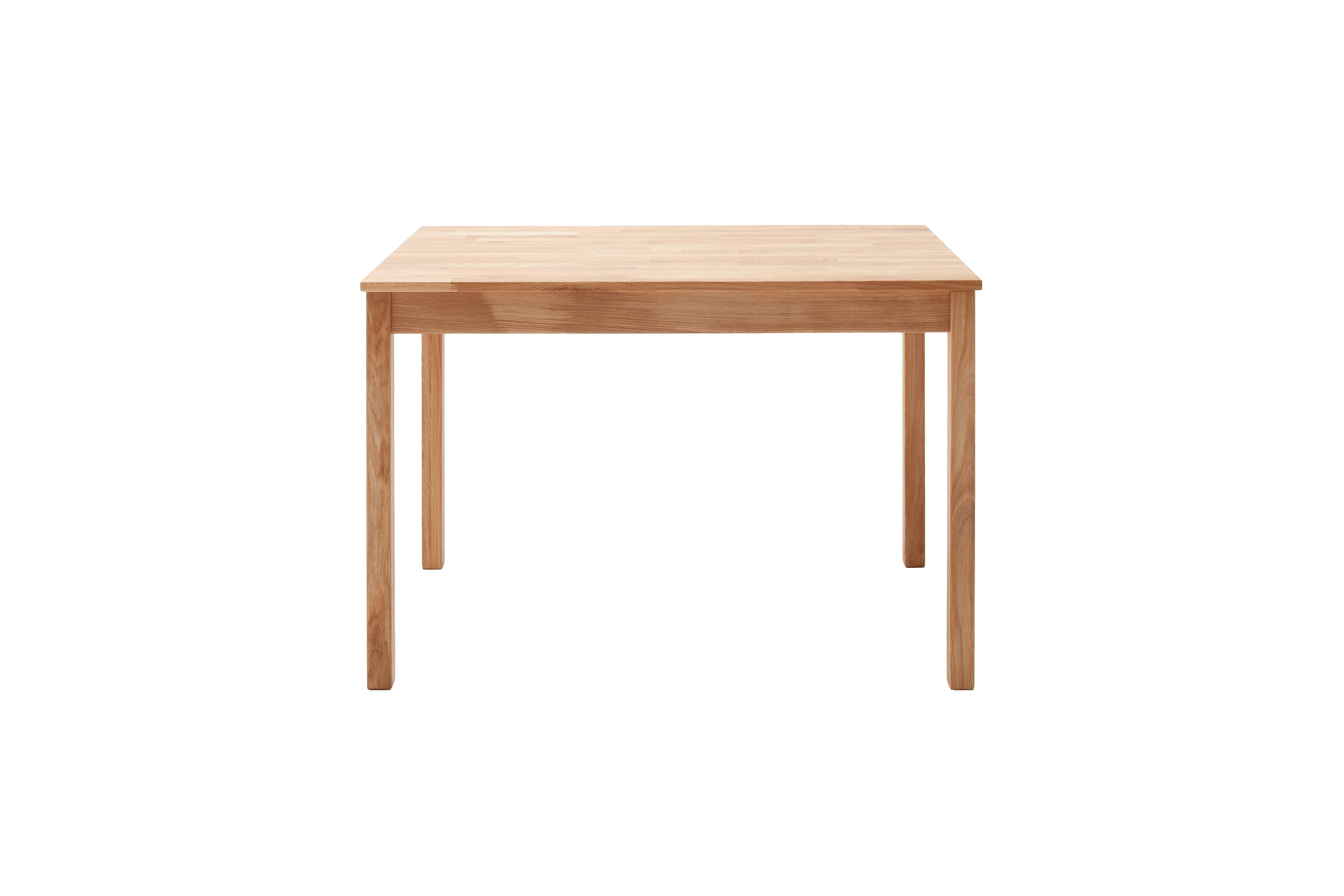 Esstisch mit Echtholz-Platte Alfons 110x76 cm Wildeiche - Kernbuche, LIFESTYLE, Holz (110/76/70cm) - MID.YOU