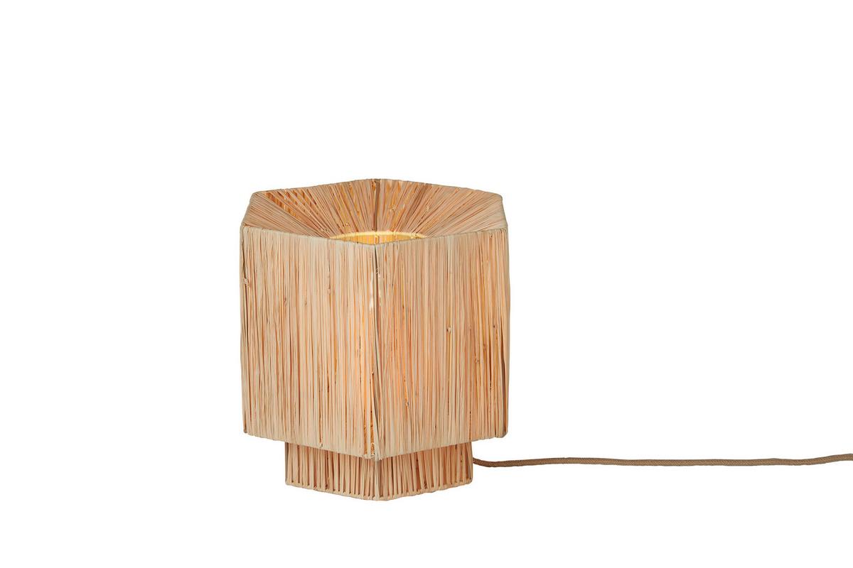 Tischleuchte Panama - Naturfarben, Basics, Naturmaterialien (27/27/26cm) - Good & Mojo