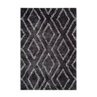 HOCHFLORTEPPICH Anthrazit/Grau - Anthrazit, KONVENTIONELL, Textil (160/230cm) - Kayoom