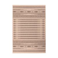 Flachwebteppich Splash 225 Braun/Creme, 80x150 cm - Creme/Braun, KONVENTIONELL, Textil (80/150cm)