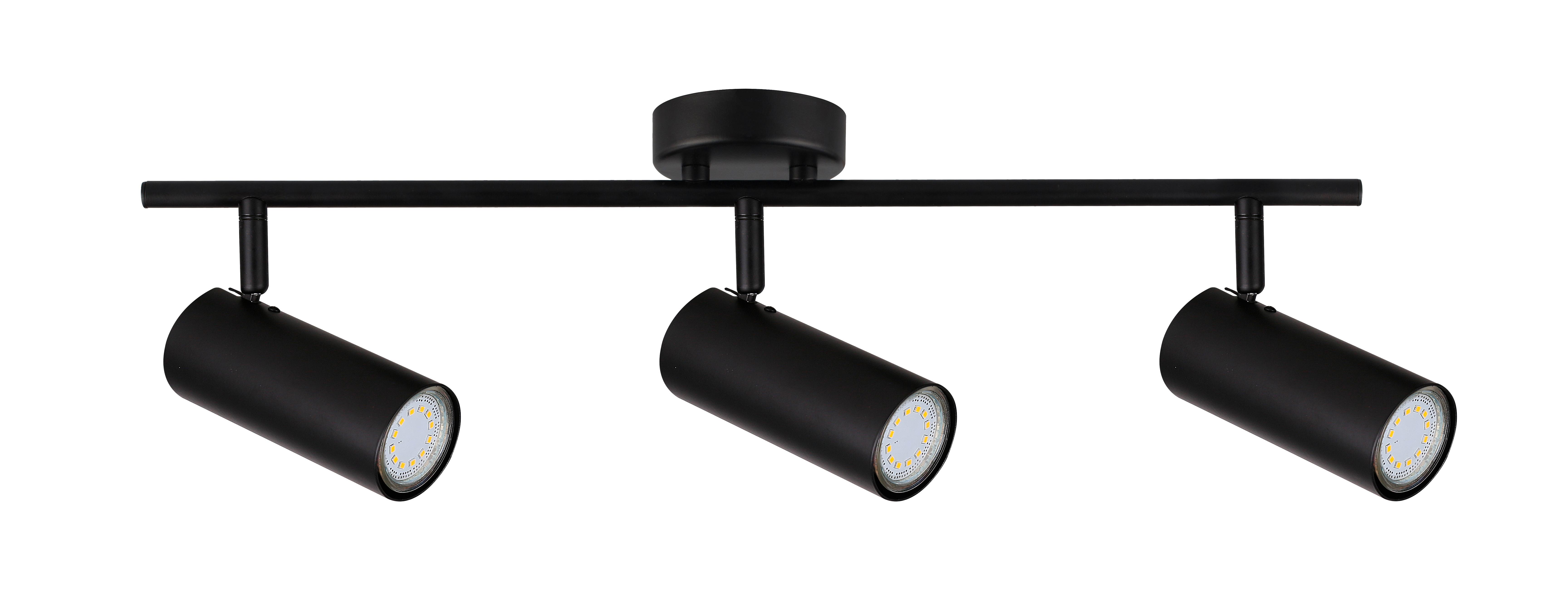 Deckenstrahler 93-01634 - Schwarz, Design, Metall (56/9/18cm)