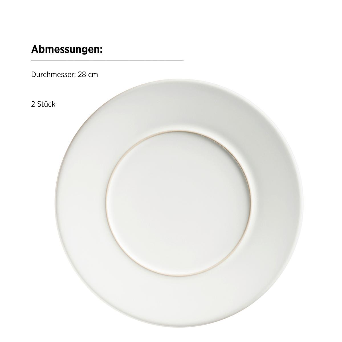 Kombiservice Unico Weiß, 8-Teilig - Weiß, Trend, Keramik - Mäser