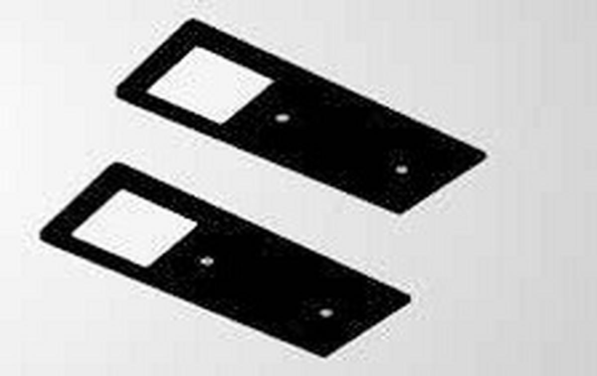 Unterbauleuchte 3x Led Kunststoff Schwarz - Schwarz, Kunststoff (19/10/2,4cm)